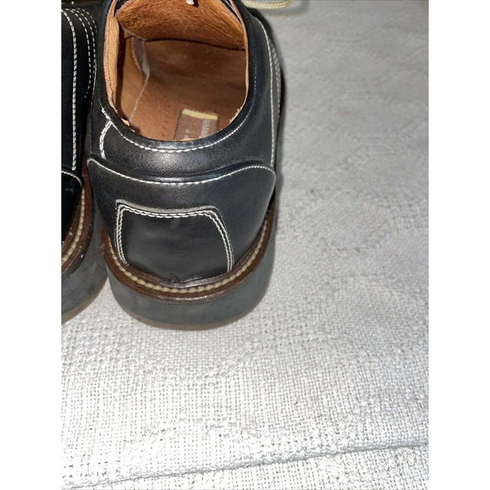 Johnston & Murphy Italy Men’s Casual Shoes Size 11 M Black Leather Going Out